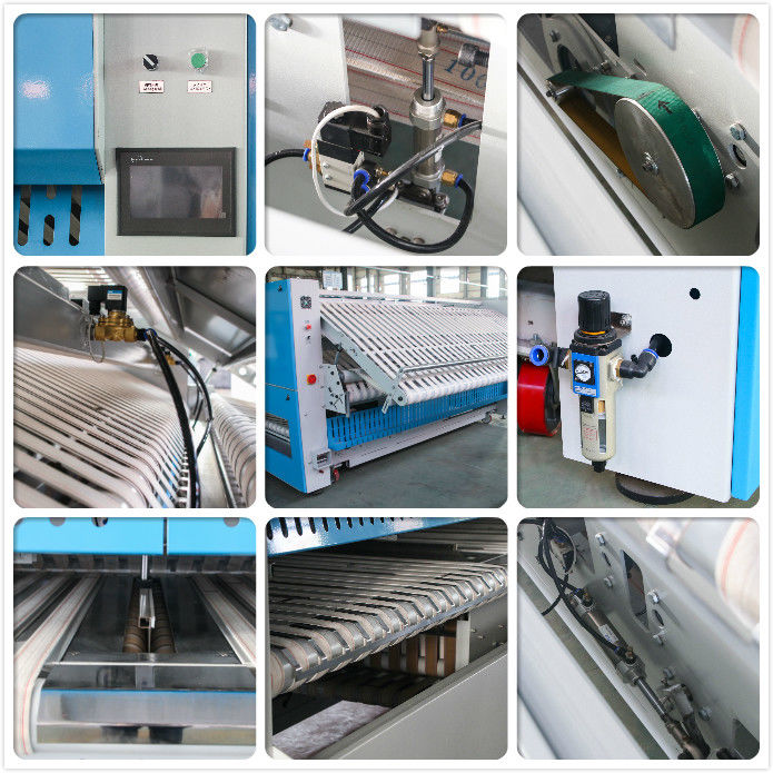 Máquina automática de passar e dobrar roupas Velocidade de dobragem 10-50 M/min 220v/380v