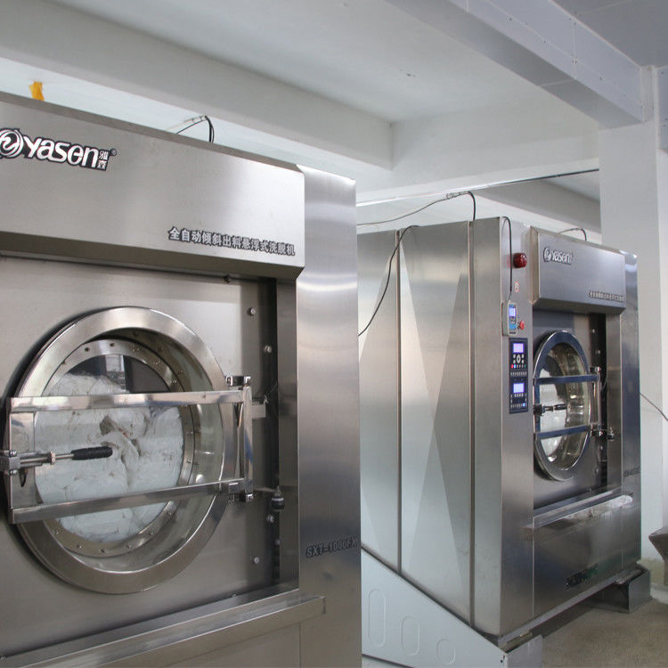 Máquina de lavar roupa comercial SXT-FX de aço inoxidável para limpeza rápida e completa