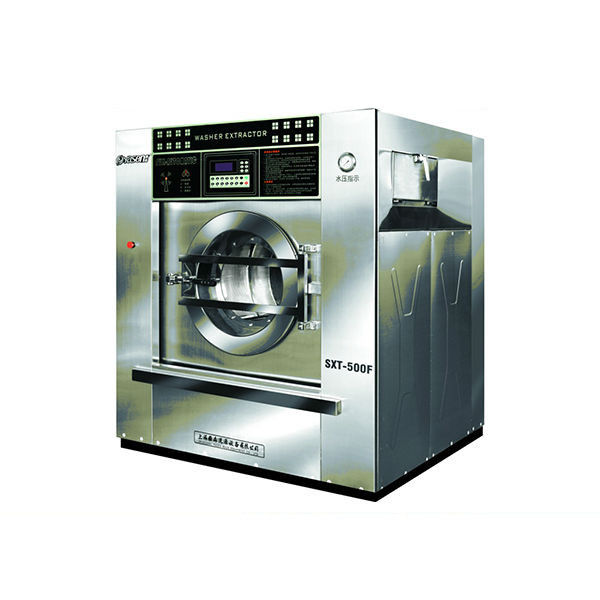 Máquina de lavar roupa industrial automática de 50 kg com aquecimento a vapor ou eletricidade 1,5-15KW
