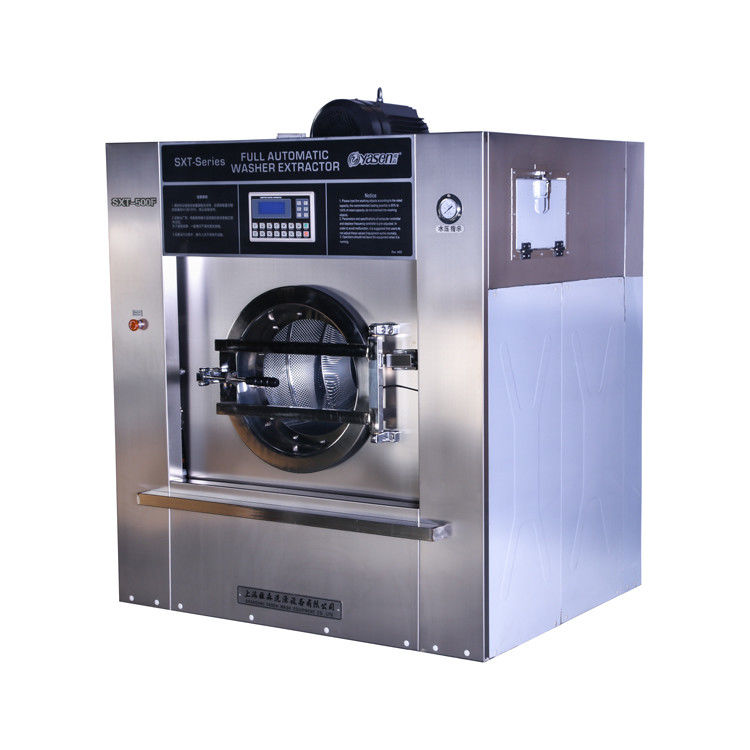 380V Roller Press Cloth Folding Coin Laundry Machine Voltagem de aço inoxidável
