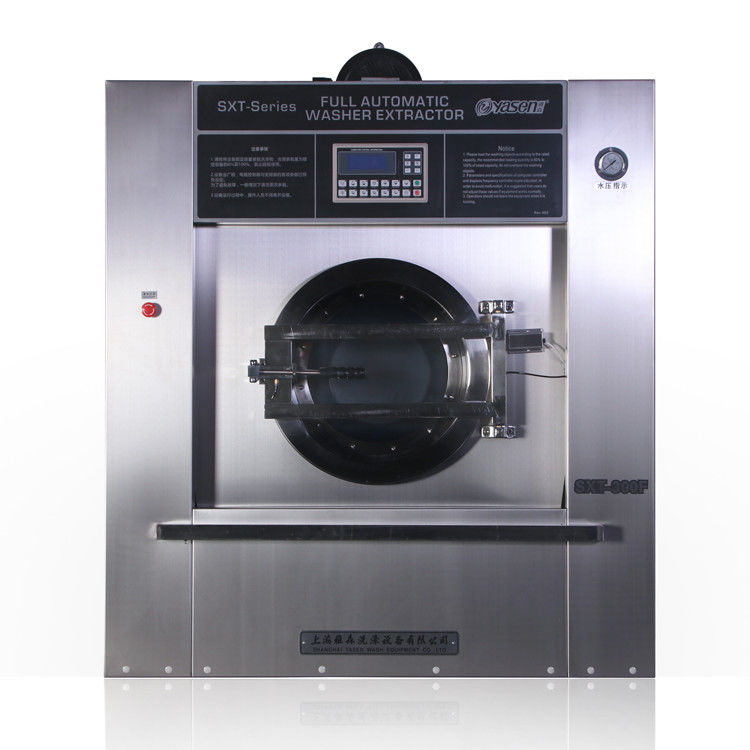 380V Roller Press Cloth Folding Coin Laundry Machine Voltagem de aço inoxidável